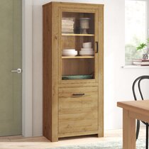 Dark walnut deals curio cabinet